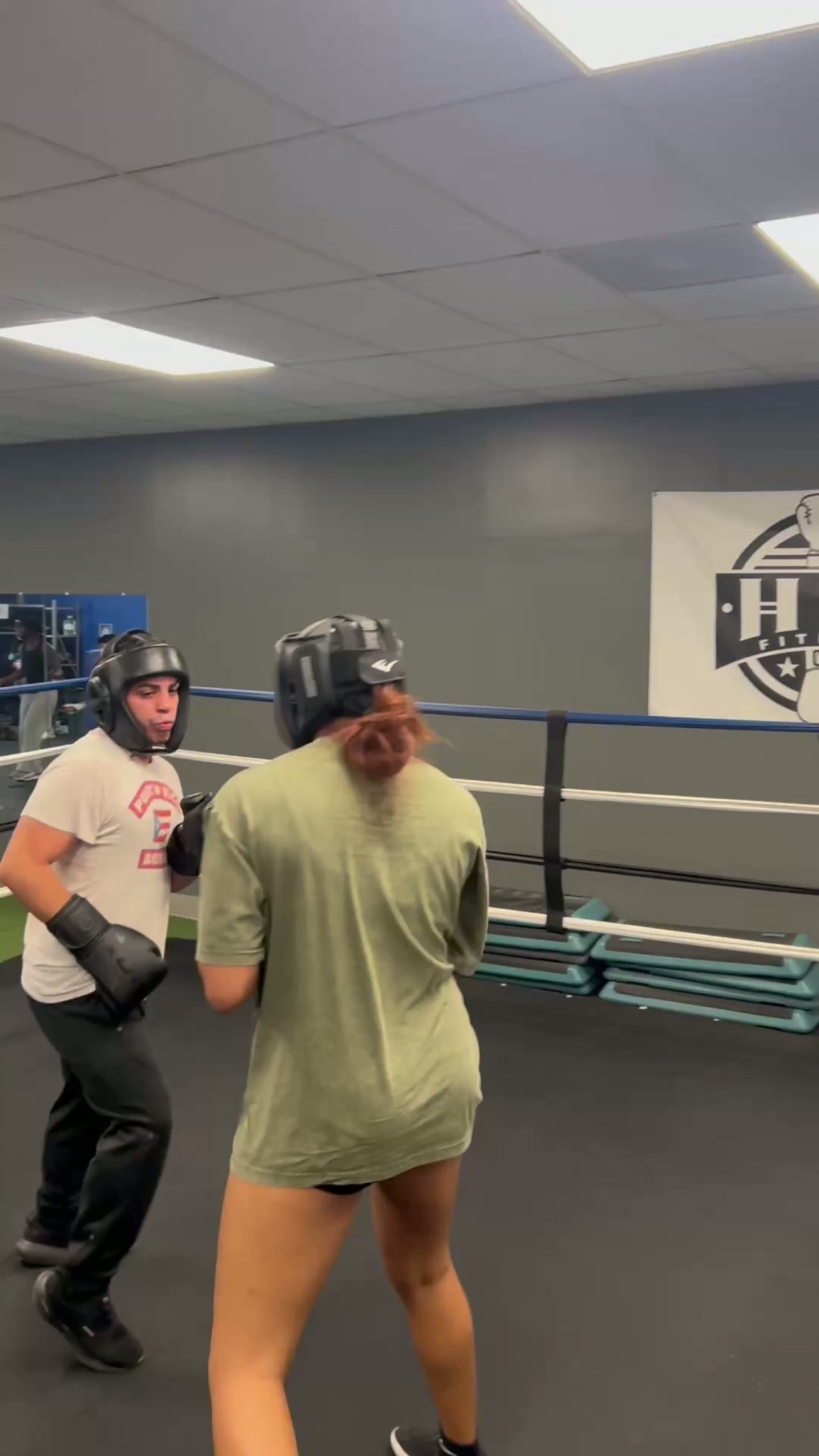 Gloves up, ready to train at HIT Fitness & Boxing