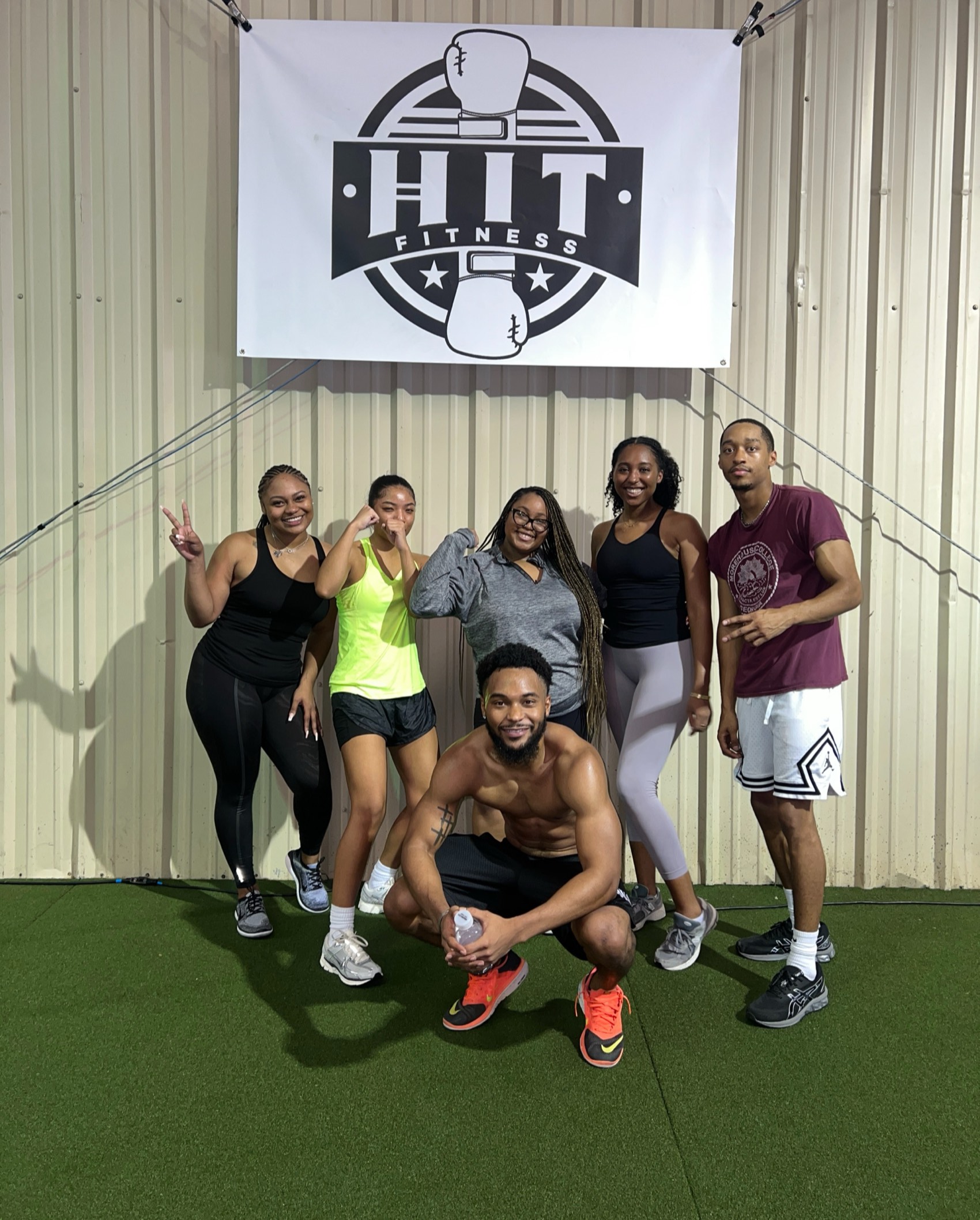 Members of HIT Fitness & Boxing together after a session