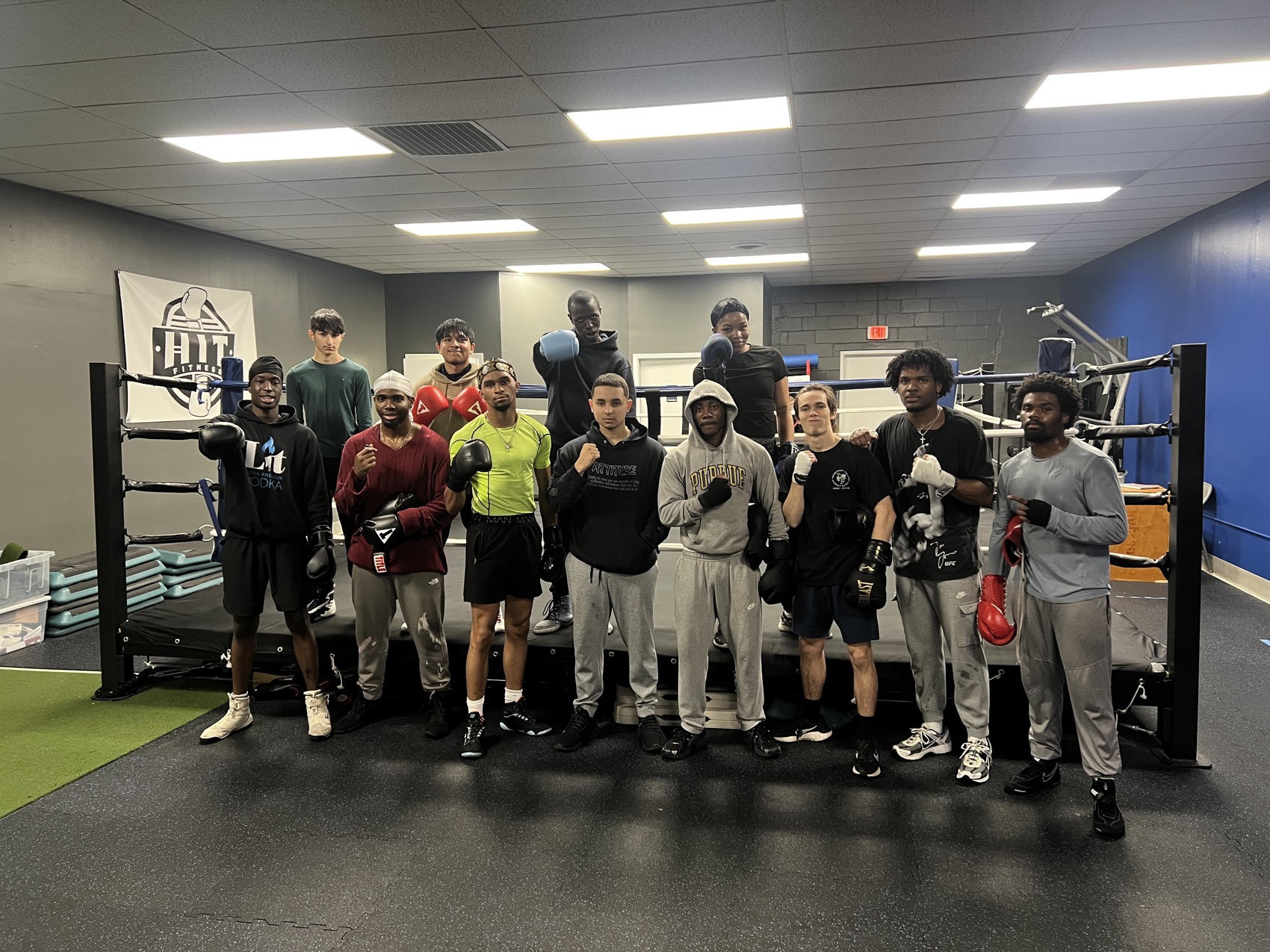 Coaching-led training floor at HIT Fitness & Boxing in Marietta, GA